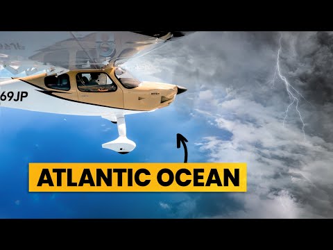 Flying 13 Hours into a Monster Storm Crossing the Atlantic Ocean