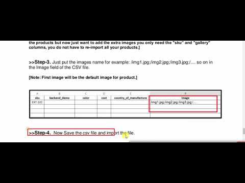 Import Multiple Products Images Using CSV in Magento