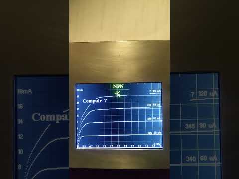 Kennlinienschreiber:  Vergleich npn BC548 mit pnp BC558