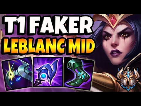 T1 Faker Leblanc MID vs Irelia - Patch 11.14 Korea Challenger ✅