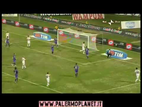 Fiorentina 1 - 0 Palermo 30/08/09 Sintesi highlights 2° giornata HQ