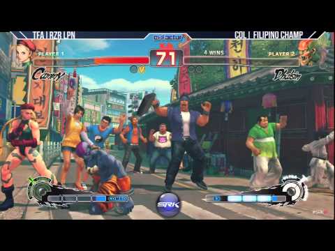 TFA | RZR LPN (Cammy) vs Col Filipino Champ (Dhalsim)