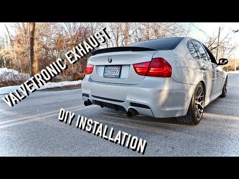 BMW 335i Valvetronic Designs Exhaust Install DIY for E90/E92