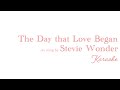 The Day that Love Began - Stevie Wonder (Christmas karaoke)