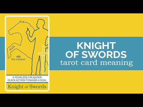 The Knight of Swords Tarot Card