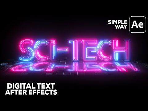 Easy After Effects Tutorial Particles Logo Text Animation Download Free Template