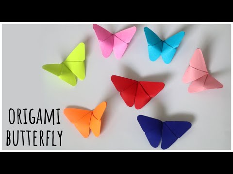 Easy Origami Butterfly | DIY Paper Butterflies | Art and Crafts with Paper | Paper Folding Crafts