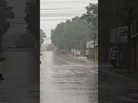Chuva forte em Charqueadas-RS! 🌧️☔