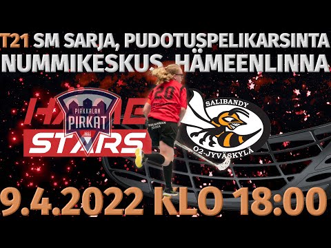 T21 SM pudotuspelikarsinta. Pirkat/Häme Stars - O2-Jyväskylä. Nummikeskus, Hämeenlinna. 9.4.2022