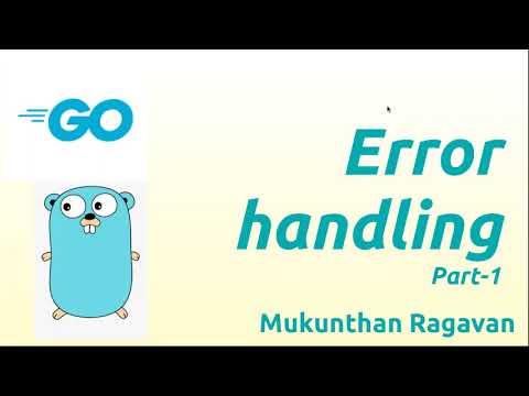 Go - Error Handing (Part-1 Custom Errors)
