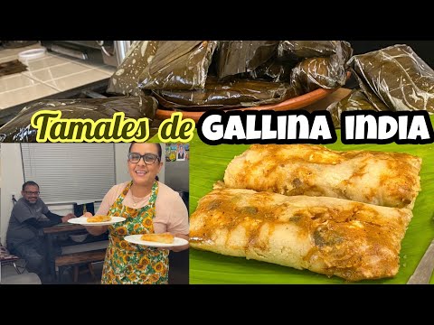 TAMALES DE GALLINA INDIA RECETA COMPLETA QUE NO FALLA / HACIENDO TAMALES DE GALLINA EN USA