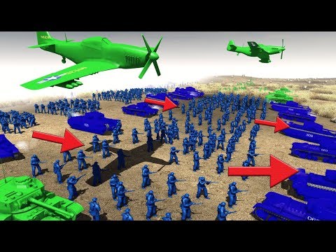 Toy soldiers USE Blitzkrieg strategy ! Army Men Of War