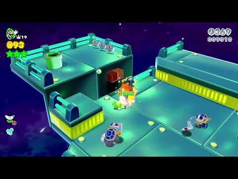 Super Mario 3D World (Switch) 4-3 100% Speedrun - Time: 77 (Former WR)