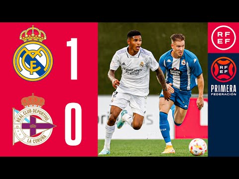 RESUMEN #PrimeraFederación | Real Madrid-Castilla 1-0 RC Deportivo | Grupo 1 | Jornada 9