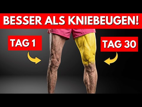 Schonen Sie Ihre Knie: 5 Übungen besser als Kniebeugen (Ab 50)