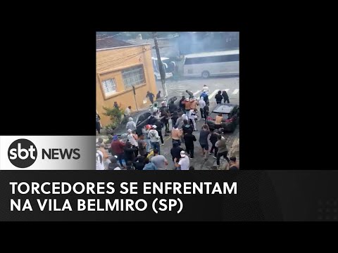 Torcedores do Santos e Coritiba depredam UPA durante briga generalizada