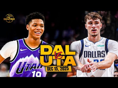 Dallas Mavericks vs Utah Jazz Full Game Highlights | Dec 15, 2025  | FreeDawkins