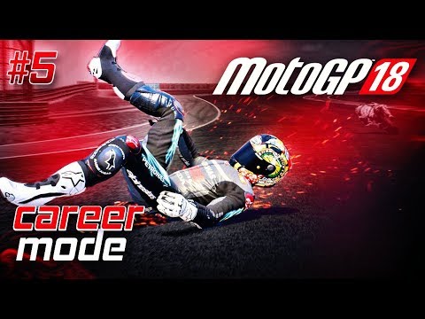 MotoGP 18 Career Mode Part 5: WE'VE GONE DOWN