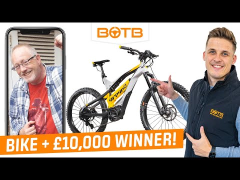 Darren does the Double! £6k bike AND £10,000 cash - a big win for just 55p!