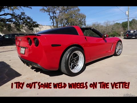 WELD WHEELS ON THE CORVETTE!