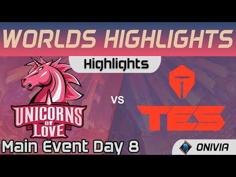 UOL vs TES Highlights Day 8 Worlds 2020 Main Event Unicorns of Love vs Top Esports by Onivia