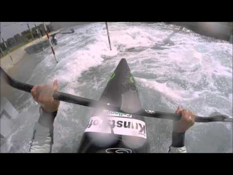 Trainingslager Kanuslalom Lee Valley London - Mai 2015