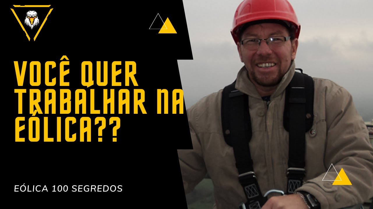 VOCÊ QUER TRABALHAR NA EÓLICA??
