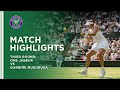 Ons Jabeur vs Garbiñe Muguruza | Third Round Highlights | Wimbledon 2021