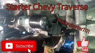 2011 Chevy traverse 3.6 starter replacement