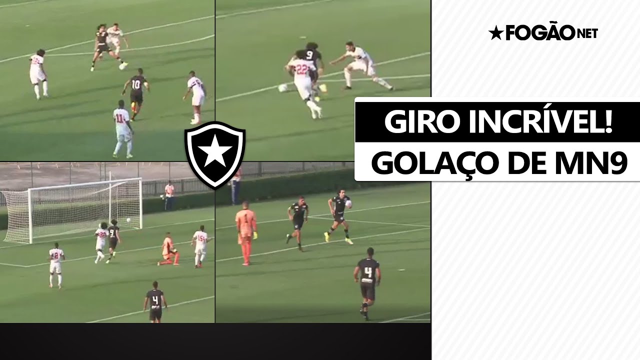 Matheus Nascimento faz giro incrível e marca golaço em virada do Botafogo sobre o São Paulo em Cotia 👏🏽😯🔥 Matheus Nascimento faz giro incrível e marca golaço em virada do Botafogo sobre o São Paulo em Cotia 👏🏽😯🔥