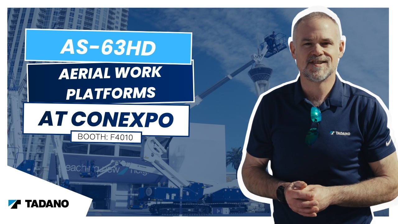 Tadano AS-63HD AWP at CONEXPO 2026 - Revolutionary Four-Motion Control