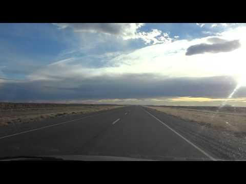 Driving Ruta 40 Asphalt Road Argentina