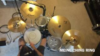 Video thumbnail for Big Fat Snare Drum BLING RING & Meinl Ching Ring Comparison by Buck August
