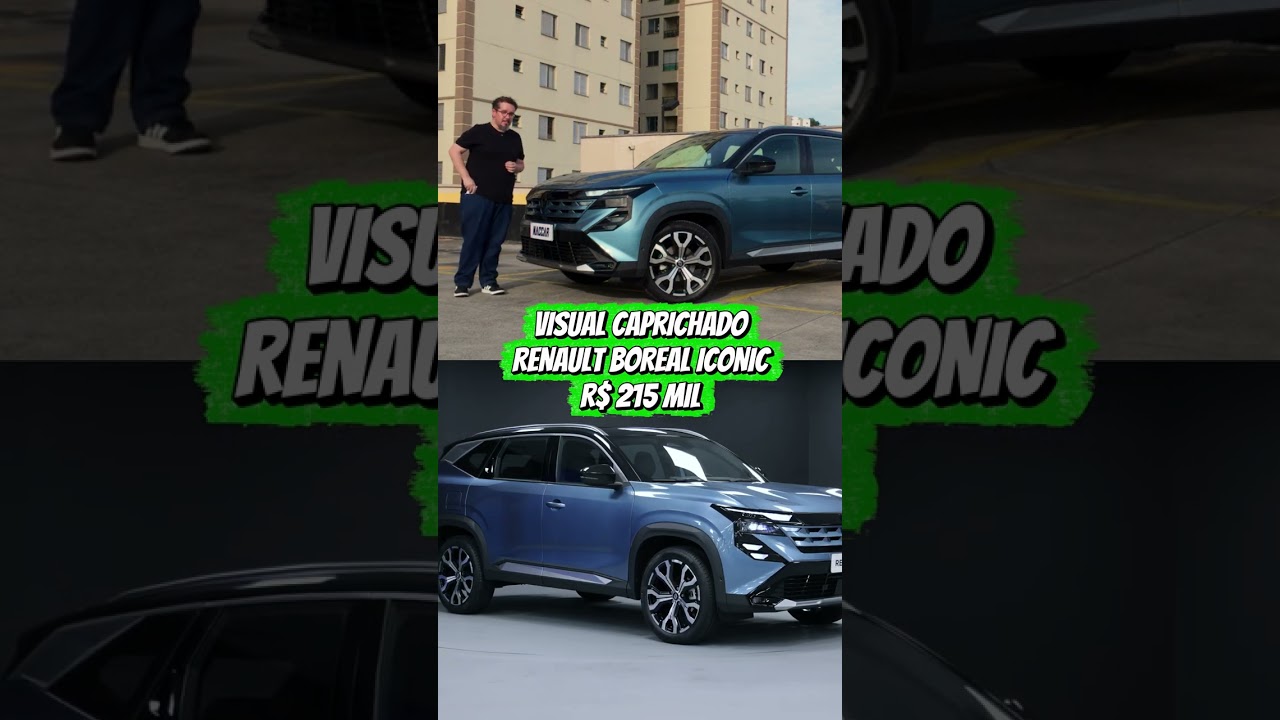 16 CM MAIOR QUE O COMPASS? Conheça o Renault Boreal! 😱📏