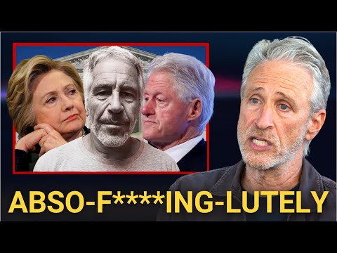 ‘Abso-f*****g-lutely’: Jon Stewart calls on Bill and Hillary Clinton to comply with Epstein subpoena