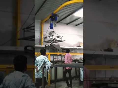 1 Ton Chain Hoist With Curvature type Electric Trolly