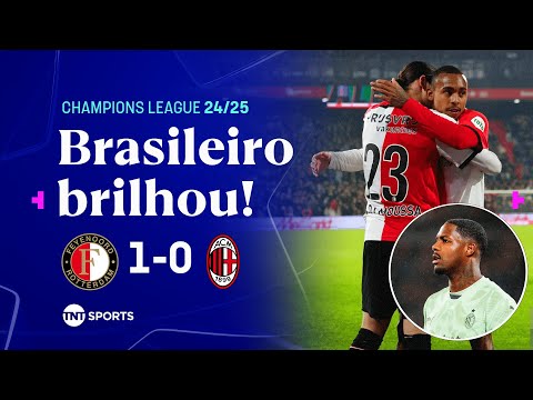 Gols e lances de Feyenoord x Milan
