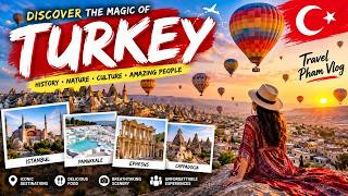 TURKEY 4K 🇹🇷 | Discover the Magic of Cappadocia, Istanbul & Pamukkale | Travel P