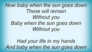17663 Peter Green - Baby When The Sun Goes Down Lyrics