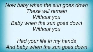 17663 Peter Green - Baby When The Sun Goes Down Lyrics