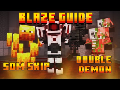 BEST Blaze skips! Blaze Slayer Guide| 50M skip and Double Demon | Hypixel Skyblock