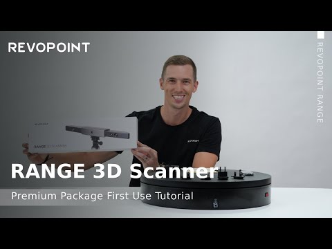 Revopoint RANGE 3D Scanner: Premium Package First Use Tutorial