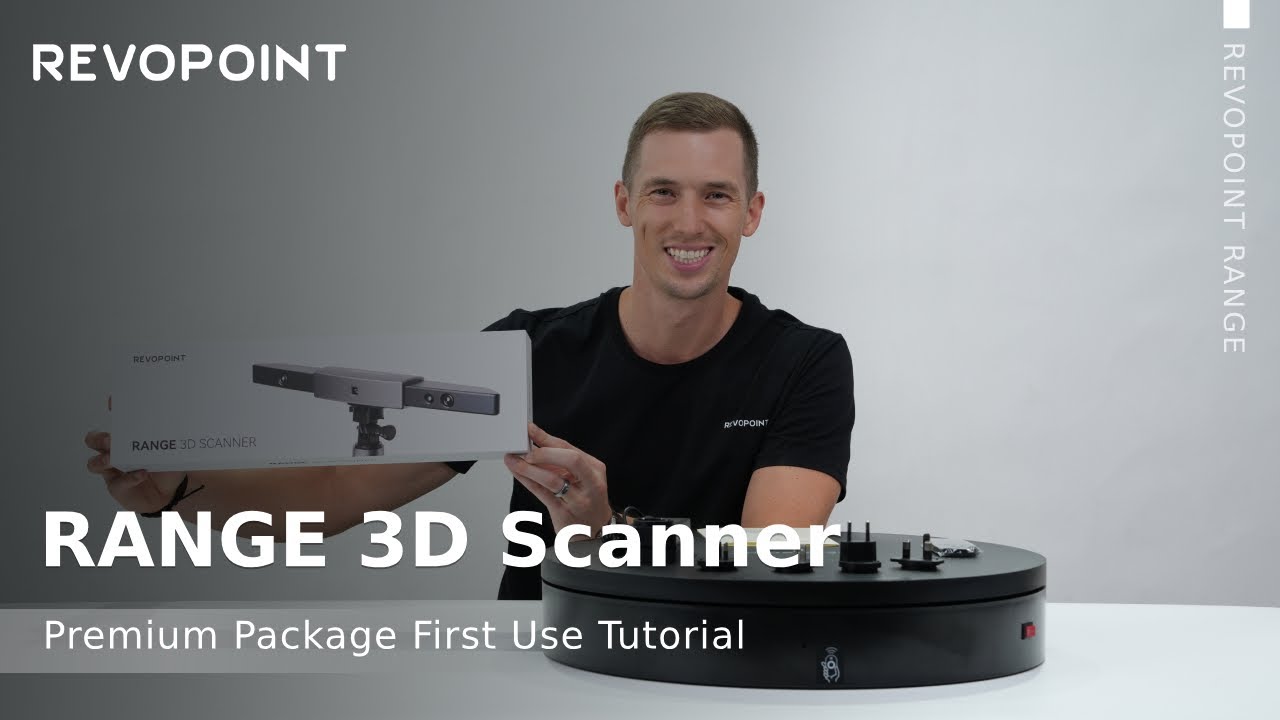Revopoint RANGE 3D Scanner: Premium Package First Use Tutorial