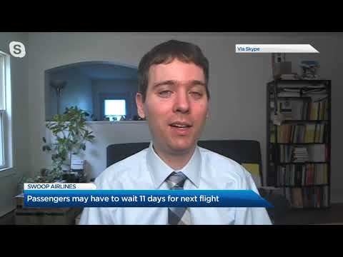 Swoop Airlines cancels flights, makes passengers wait 11 days (Global News)