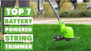 Top 7 Cordless String Trimmers for Perfect Yard Maintenance