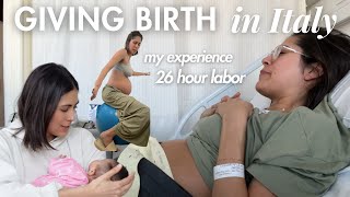 giving birth in Italy | my experience