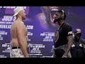 Tyson Fury and Deontay Wilder Engage In Intense Staredown Ahead of Trilogy - MMA Fighting
