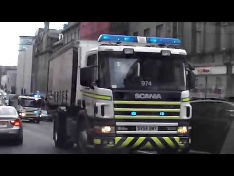 *RARE* Scottish Fire & Rescue Service Prime Mover + Pump responding