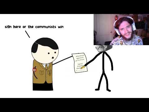 MrBaboon Reacts to Hitler - OverSimplified (Part 2)