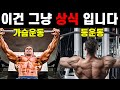 가슴운동과 등운동에서 무조건! 알고 있어야 하는것(feat.랫풀다운,벤치프레스)